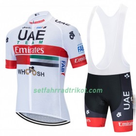 Fahrradbekleidung Radtrikot Kurzarm + Trägershorts 2020 UAE Team Emirates N001